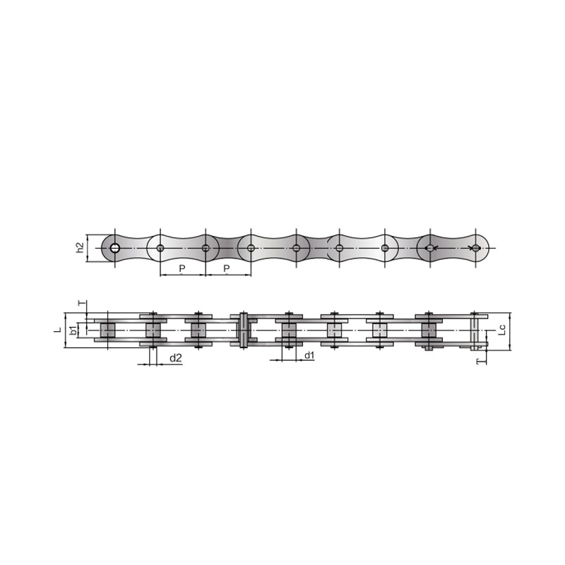 Double pitch driving Chain