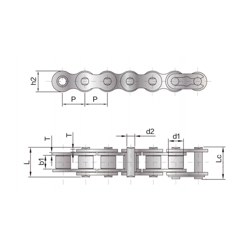 Short pitch precision roller Chain ( B series )