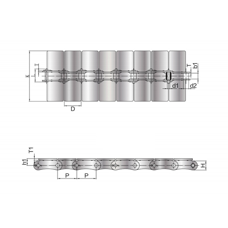 Welded flat top Chain