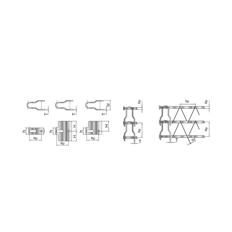Food machinery Hoof Chain